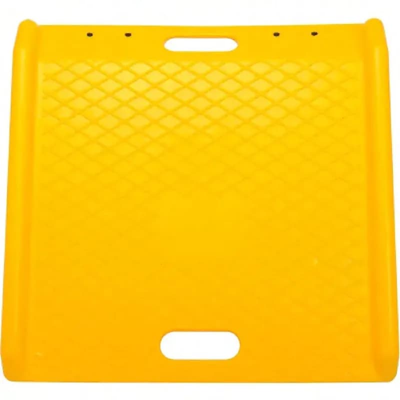 Global Industrial™ Hand Truck Curb Ramp 1000 LB Yellow Plastic 1/Each