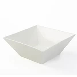 Prestige Bowl 193 OZ Porcelain White Square Dishwasher Safe 4/Case