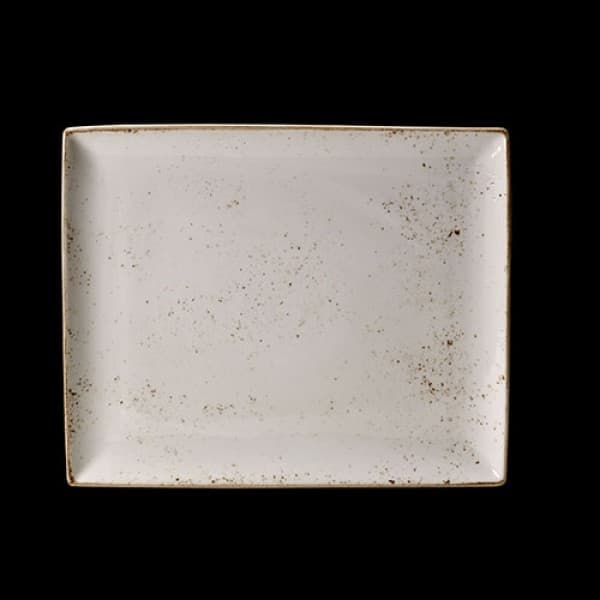 Craft White Platter 13X10 IN China Rectangle 6/Case