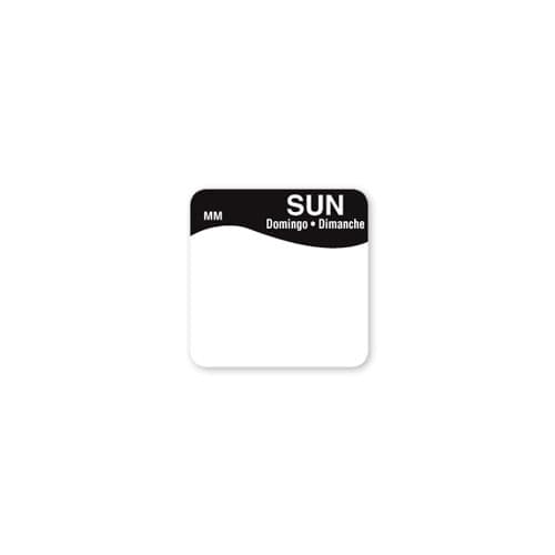 MoveMark® Blank Label 1X1 IN Sunday 1/Roll