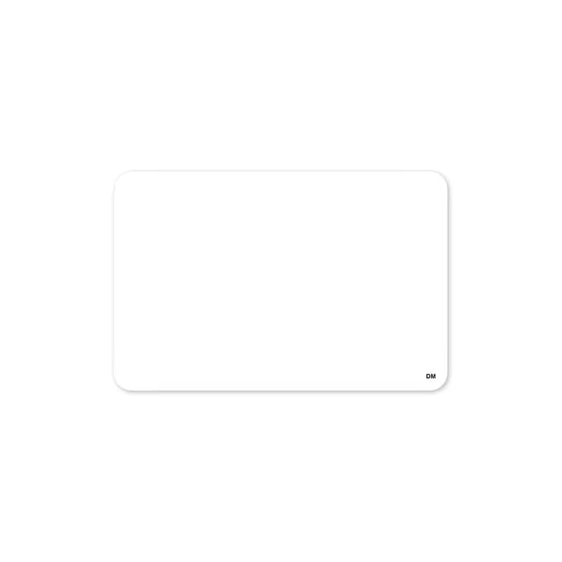 DissolveMark® Blank Label 3X2 IN White Adhesive 250/Roll