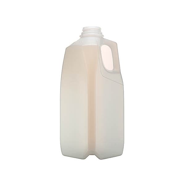 Dairy Bottle 64 OZ HDPE Natural Square 108/Case