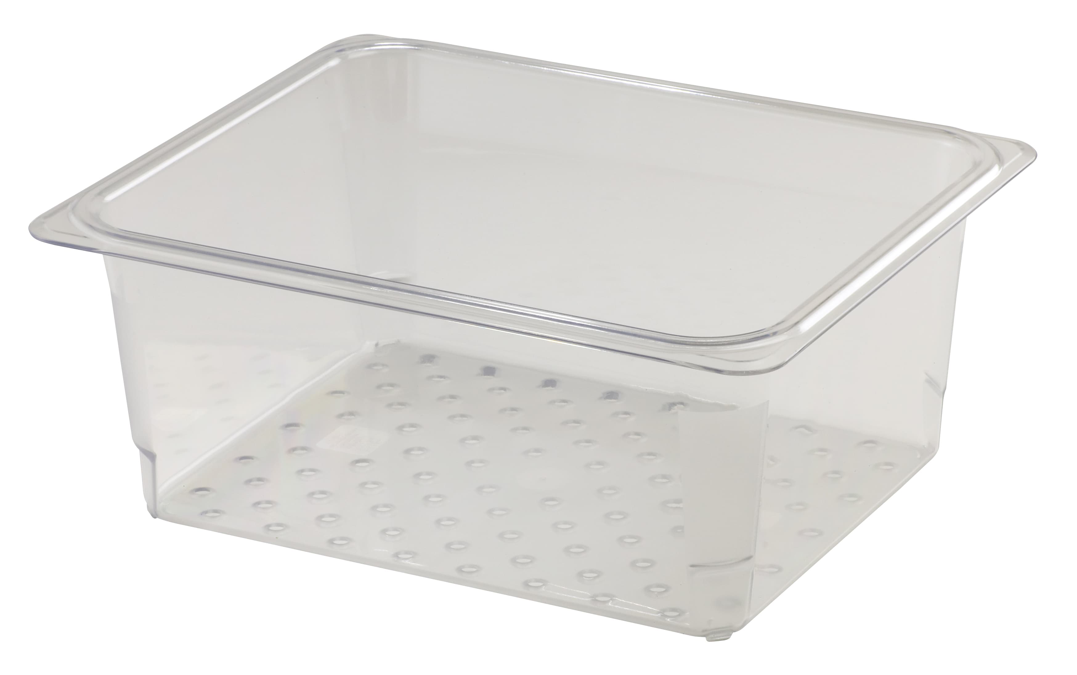 Camwear® Colander Food Pan 1/2 Size 5 IN Clear 6/Case