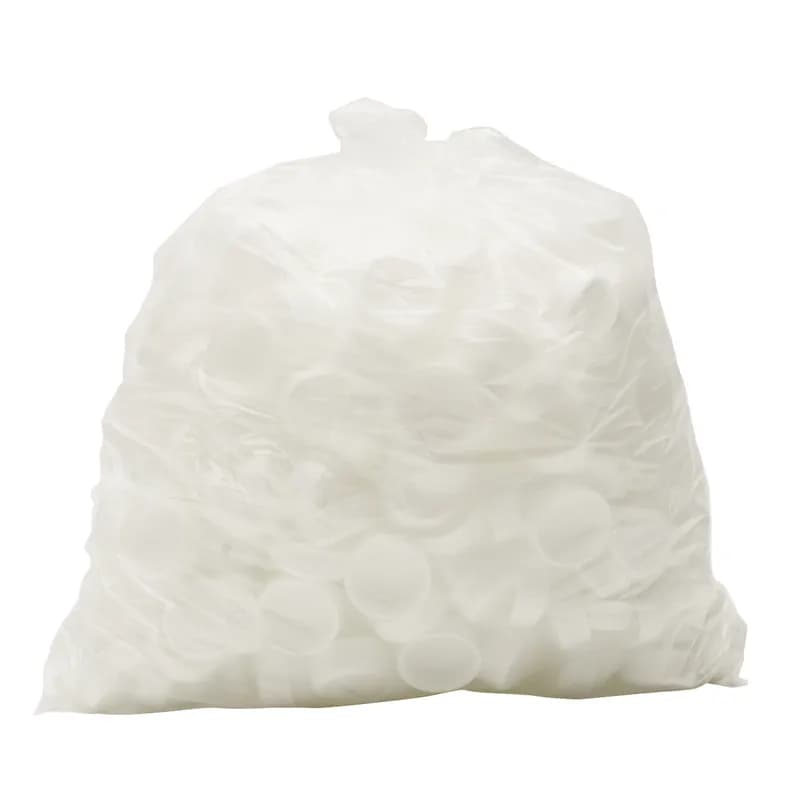 Cap Lid PP White Round For Juice Bottle Bottle Tamper-Evident 500/Case
