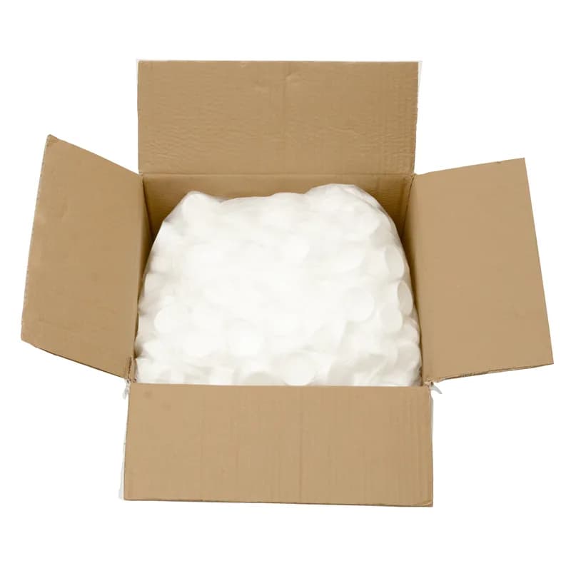 Cap Lid PP White Round For Juice Bottle Bottle Tamper-Evident 500/Case