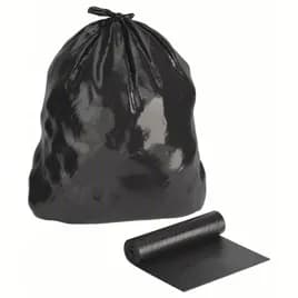 GRAINGER Tough Guy Can Liner 52X75 IN 96 GAL Black LLDPE Coreless 50/Box