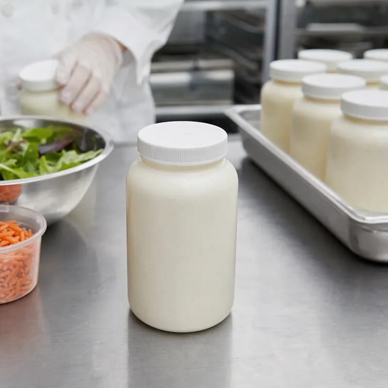 Lid HDPE White For Bottle Tamper Evident 38-400 Rib Side / Smooth Top With Foam Plain Liner 2400/Case