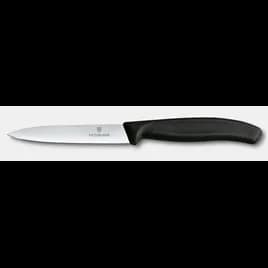 Swiss Classic Paring Knife 4 IN Stainless Steel Polypropylene (PP) Black Straight Edge 20/Case