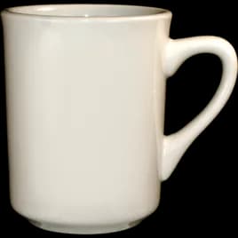 Roma™ Toledo Mug 8.5 FLOZ Stoneware American White Round 36/Case
