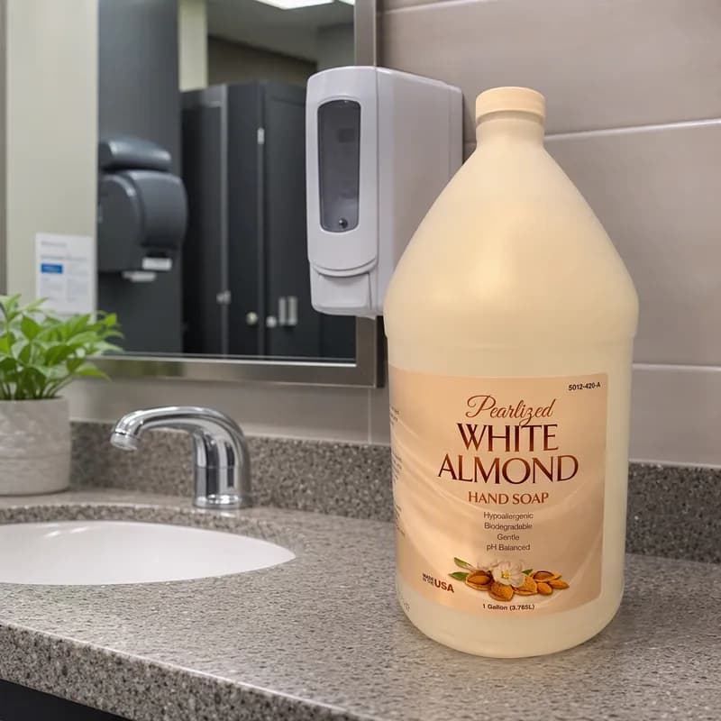 White Pearl Hand Soap Liquid 1 GAL Almond 4/Case