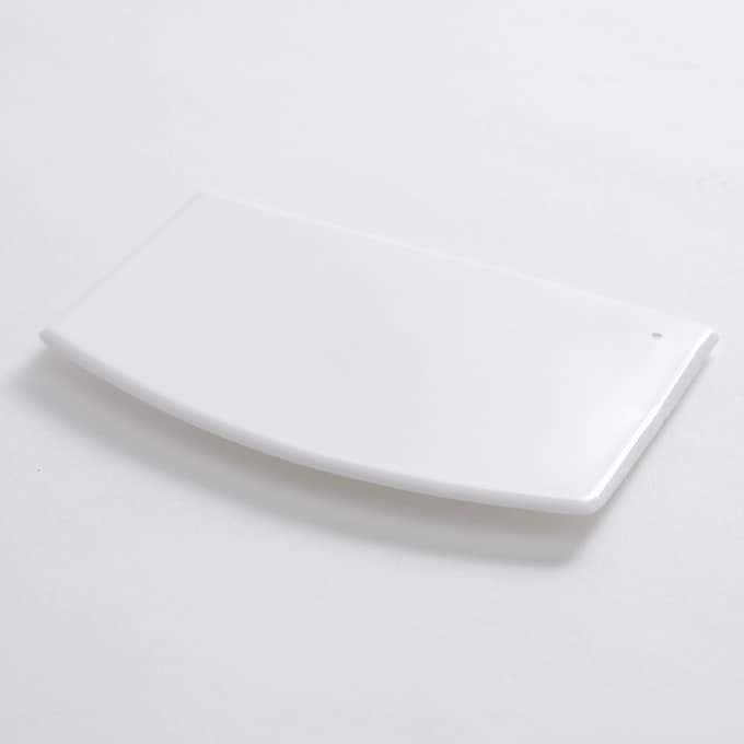 Bowl Dough Scraper 5.75X3.75 IN PE White Dishwasher Safe 12/Dozen
