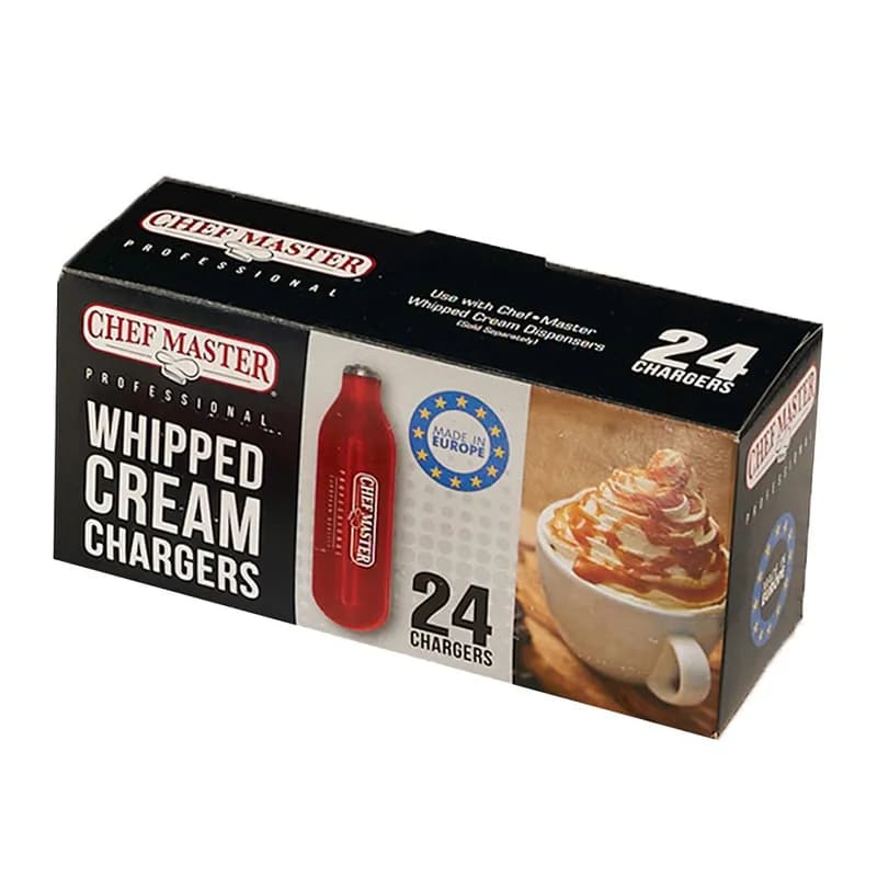 Whipped Cream Charger For Any Chef-Master Whipped Cream Dispenser Cartridge 24/Box