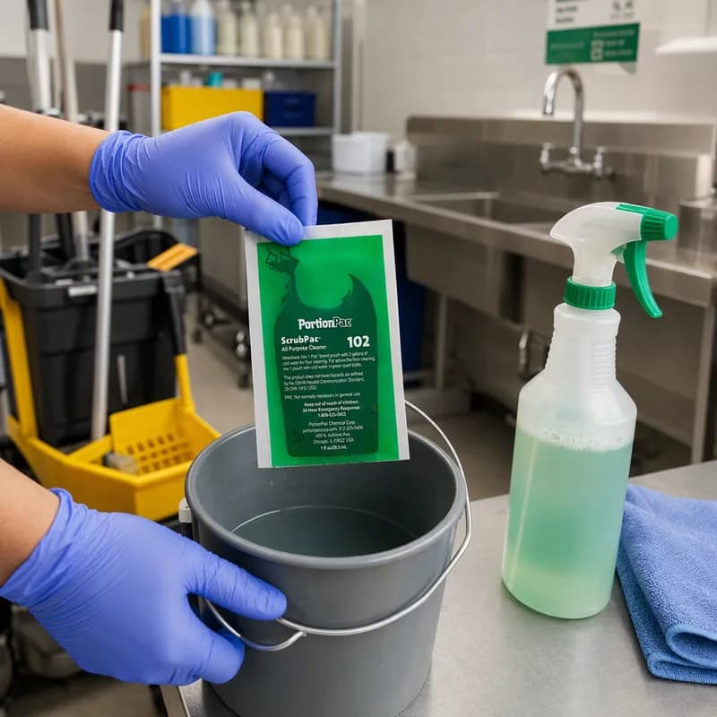 ScrubPac® All Purpose Cleaner Detergent Liquid 528/Case