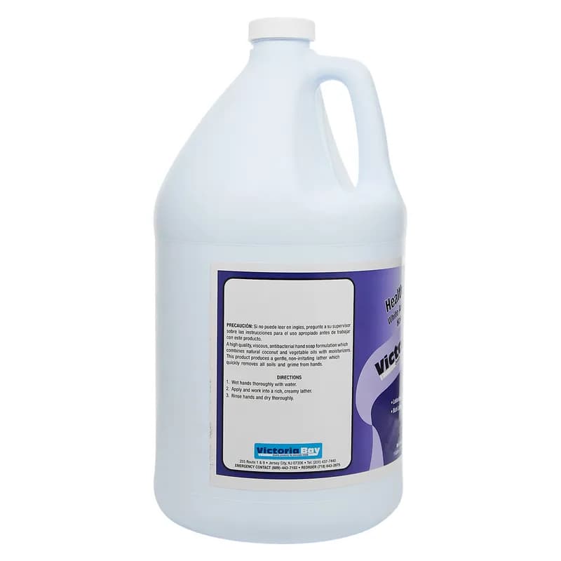 Victoria Bay Hand Soap Liquid 1 GAL White Antibacterial Healthcare 4/Case