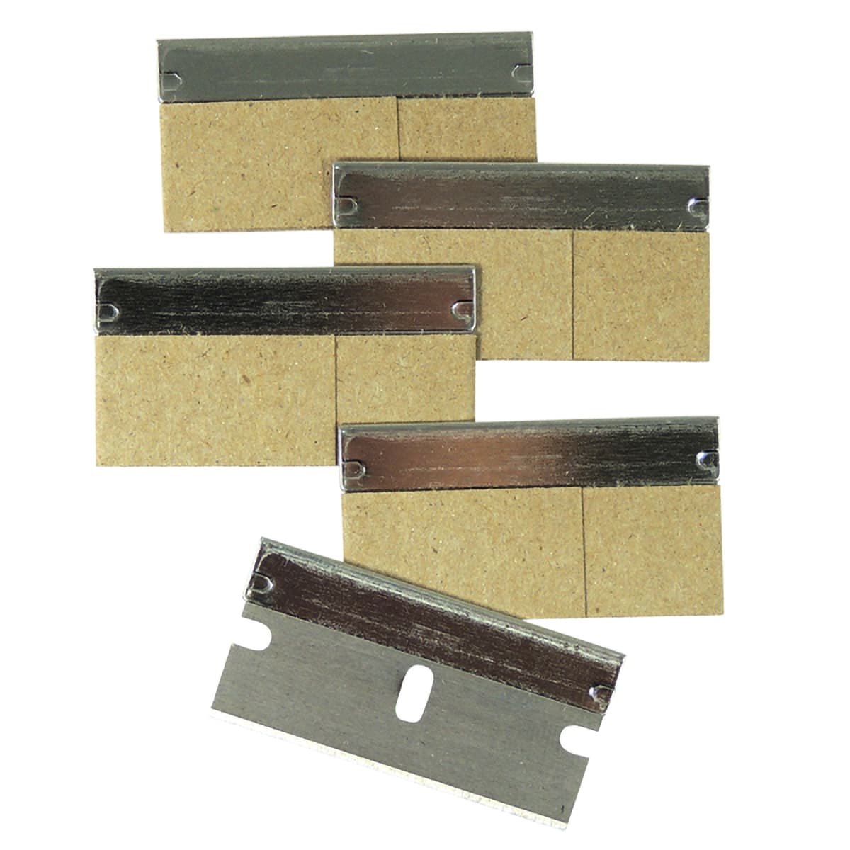 Razor Blade Scraper 1.5 IN Silver Replacement 100/Pack