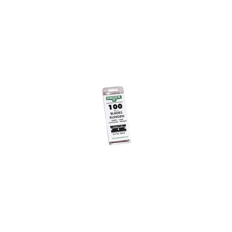 Razor Blade Scraper 1.5 IN Silver Replacement 100/Pack
