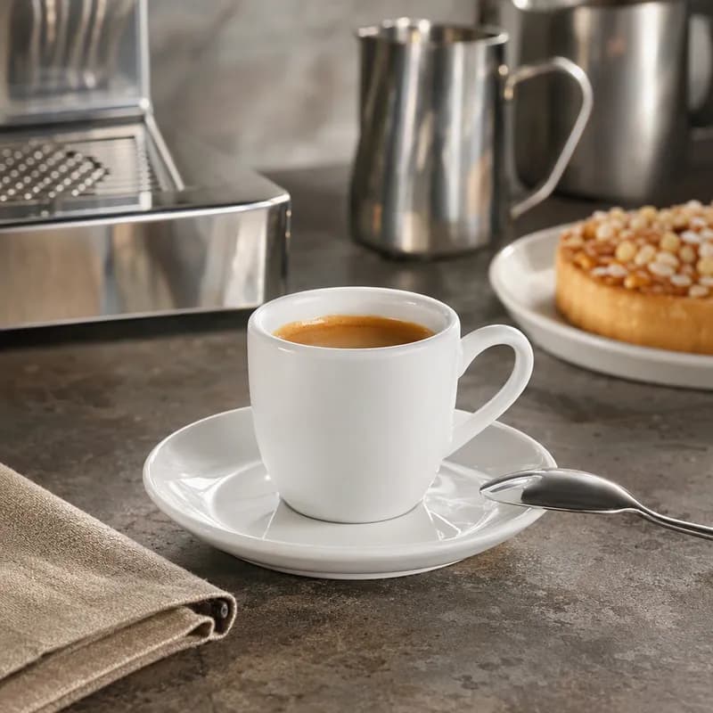 Clinton Demitasse/Espresso Cup 3.5 FLOZ Porcelain Super White 36/Case