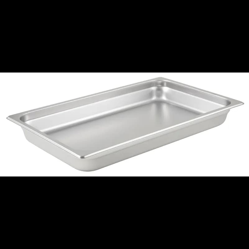 Steam Table Pan Full Size 20.75X12.75X2.5 IN Stainless Steel Anti-Jam Dishwasher Safe 1/Each