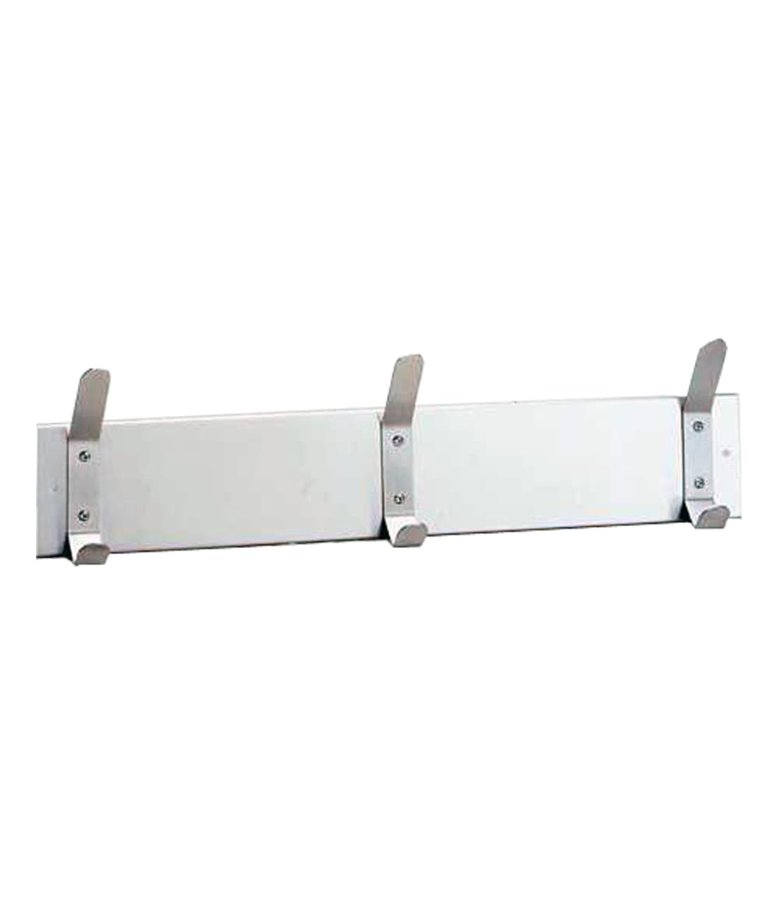 Hook Strip 24 IN Stainless Steel Surface Mounted 1/Each