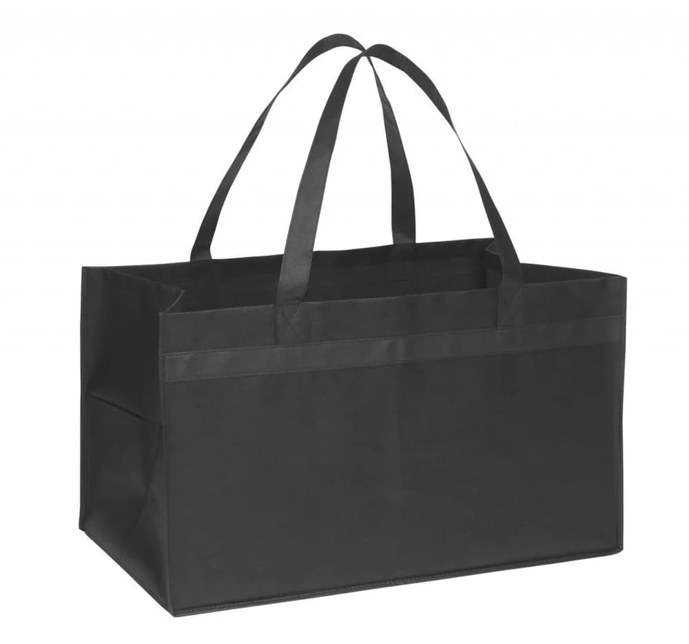 Shopper Take-Out Bag 24X14X14 IN 80# Black 100/Case