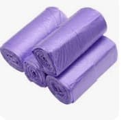 Victoria Bay Can Liner 24X33 IN 15-25 GAL Purple Plastic 1.0MIL 25 Count/Roll 10 Rolls/Case