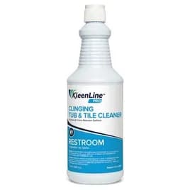 KleenLine™ Pro Mint-Wintergreen Tub & Tile Cleaner 1 QT RTU 9% Hydrochloric Acid (HCL) Individual Clinging 12/Case
