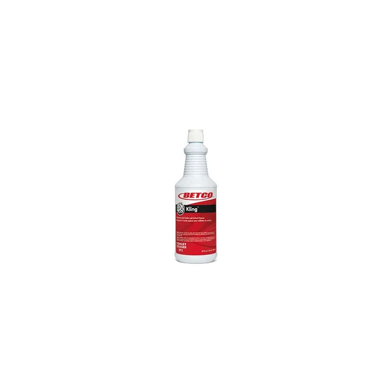 Kling™ Mint-Wintergreen Toilet Bowl Cleaner 1 QT RTU 9% Hydrochloric Acid (HCL) Individual 12/Case