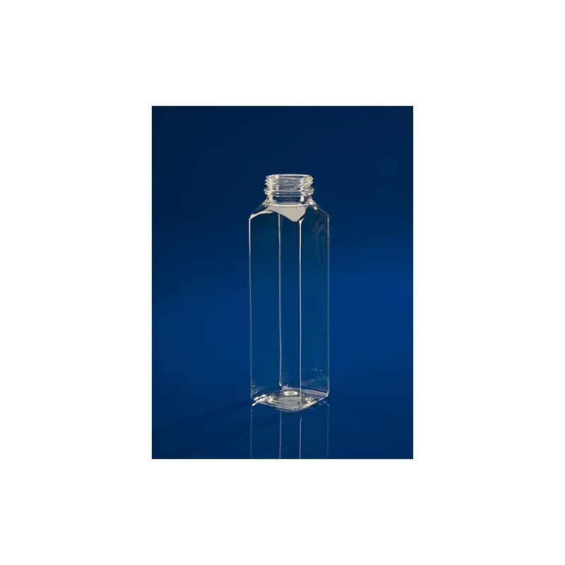 Bottle 12 OZ PET Square 38MM DBJ Finish 228/Case