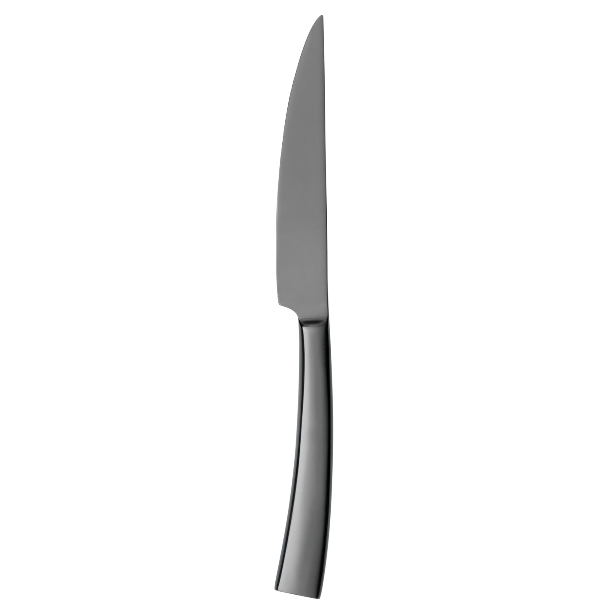 Reserve by Libbey Steak Knife 18/10 Stainless Steel Silver Curved Handle 12/Dozen