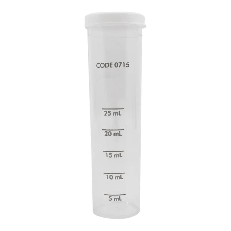 Test Tube Plastic With Cap 5-25 mL 1/Each
