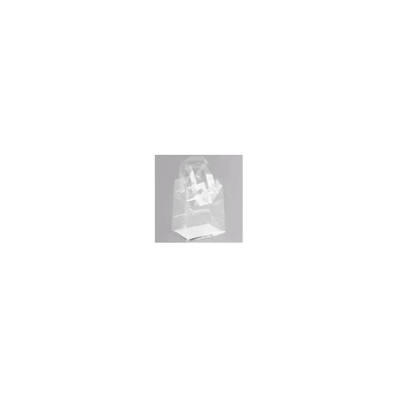 Apple Bag 6.75X4.75X8.5 IN Plastic 3MIL With Soft Loop Handle Closure Tote 200/Case