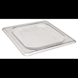 Camwear® Food Pan Lid 1/6 Size Clear PC With Flat Lid Solid 1/Each