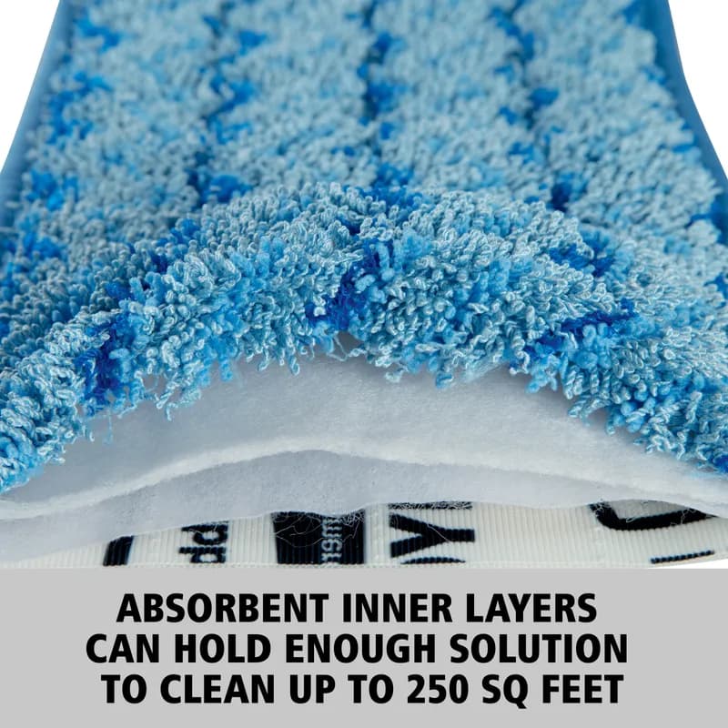 Hygen™ Damp Mop 18X5.5 IN Red Microfiber 1/Each