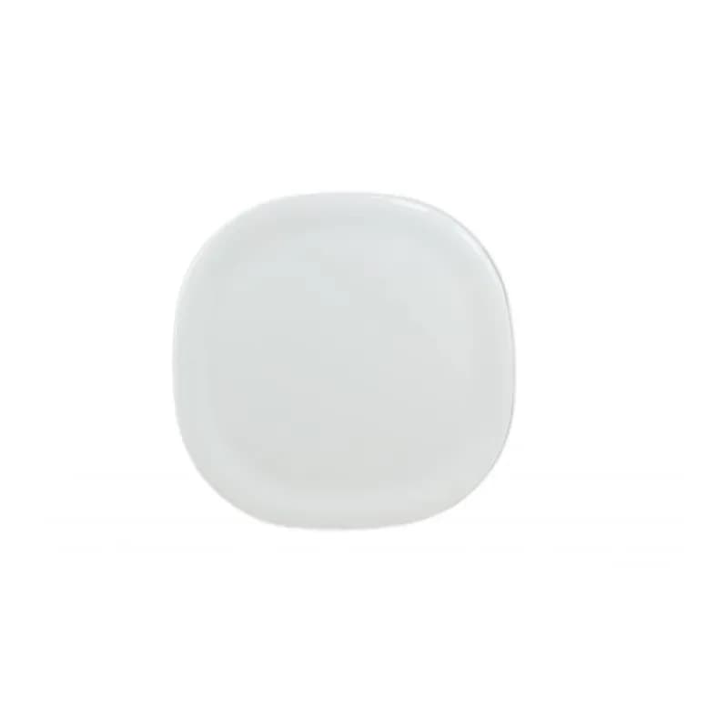 Passion Plate 14X14 IN Melamine White Square Dishwasher Safe 6/Pack