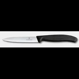 Paring Knife Straight Edge Pointed Tip Black Handle 1/Each