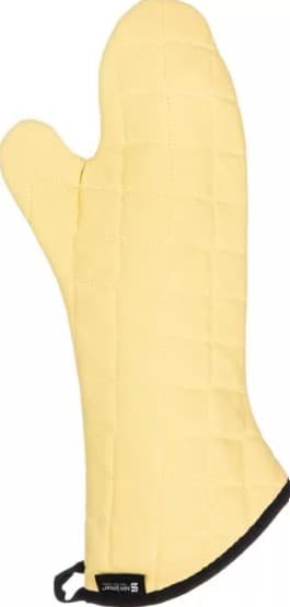 San Jamar Oven Mitt 21 IN Yellow Machine Washable Heat Protection Up to 500° F (260°C) For 30 Seconds 1/Each