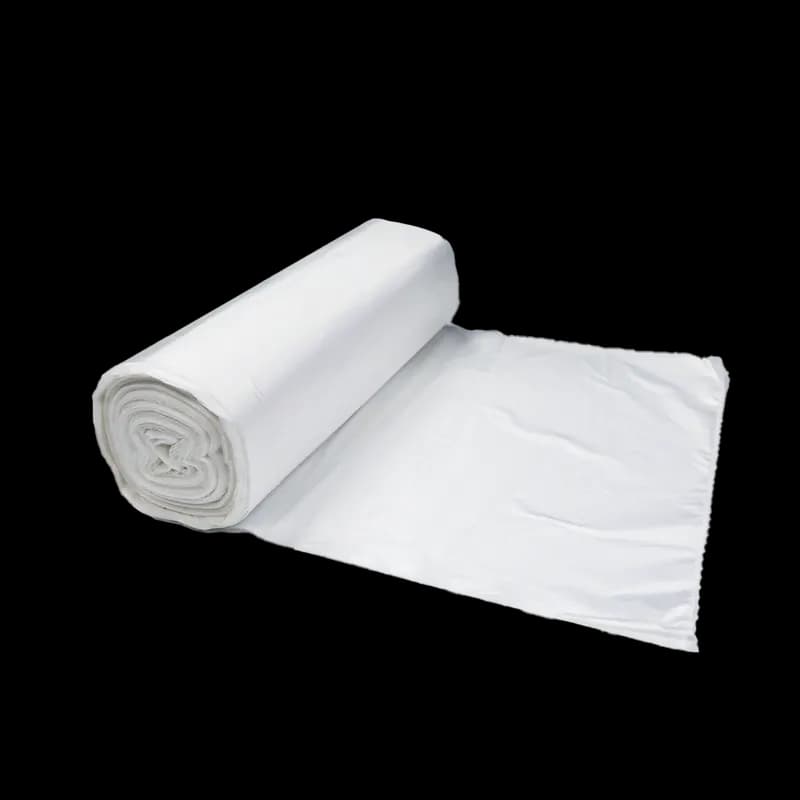 Victoria Bay Can Liner 33X48 IN 45 GAL Clear Plastic 22MIC Roll 25 Count/Roll 10 Rolls/Case
