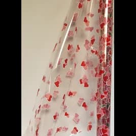 Multi-Purpose Roll 40IN X100FT Cellophane Multicolor Valentine 1/Roll