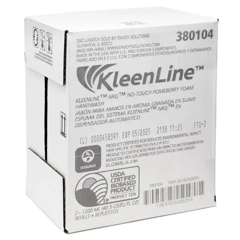 KleenLine™ NRG Handwash Foam 1200 mL Pomeberry Blue Touchless 2/Case