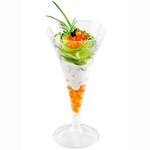 Beverage Glass 2.5 OZ Plastic Clear Round 200/Case
