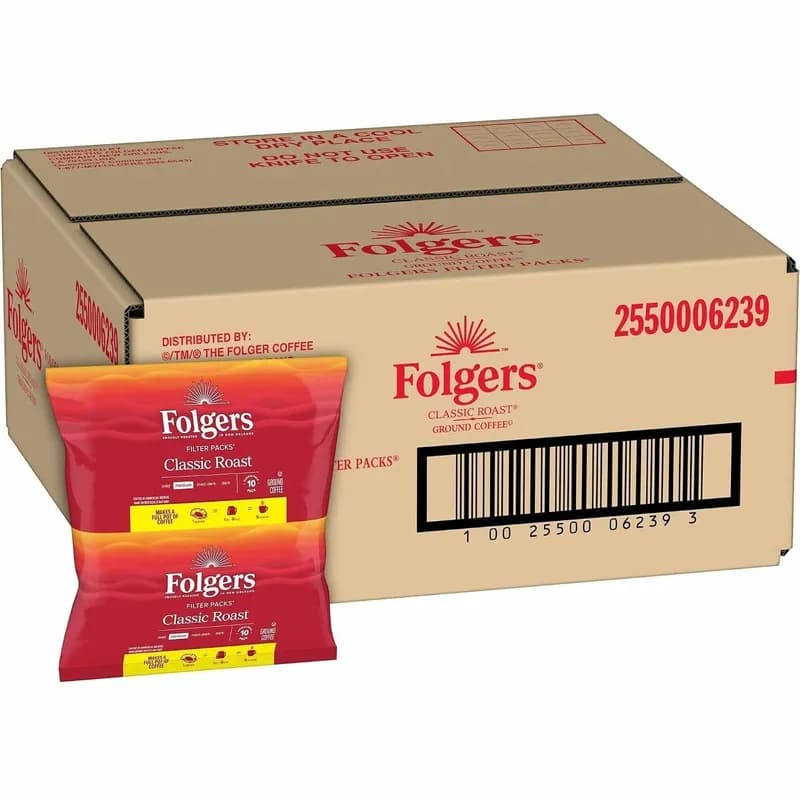 Folgers Classic Roast Coffee Regular 160/Case