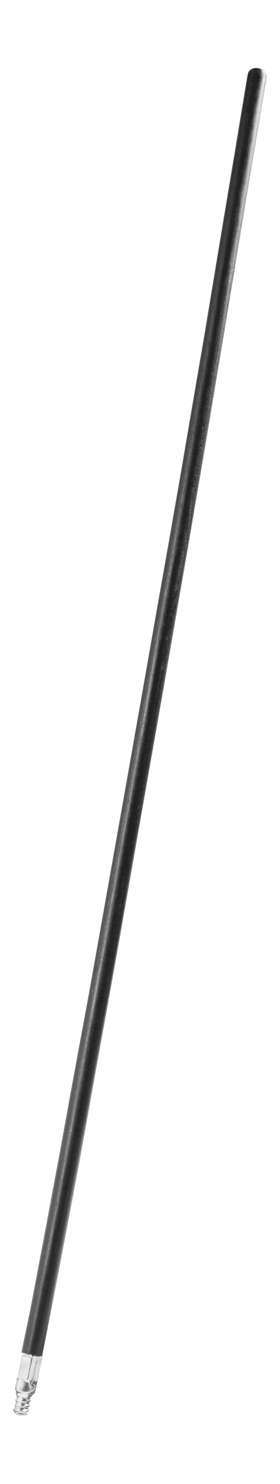Mop Handle Black Wood Threaded Super Self Locking 1/Each