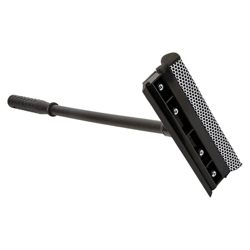 Window Squeegee Plastic Metal Black With 20IN Handle 8IN Head 1/Each