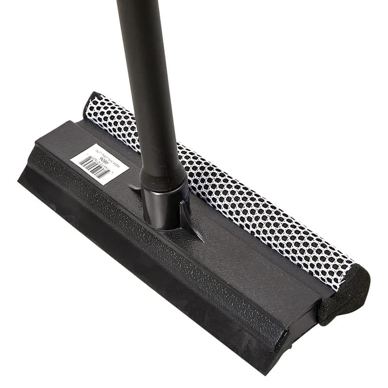 Window Squeegee Plastic Metal Black With 20IN Handle 8IN Head 1/Each