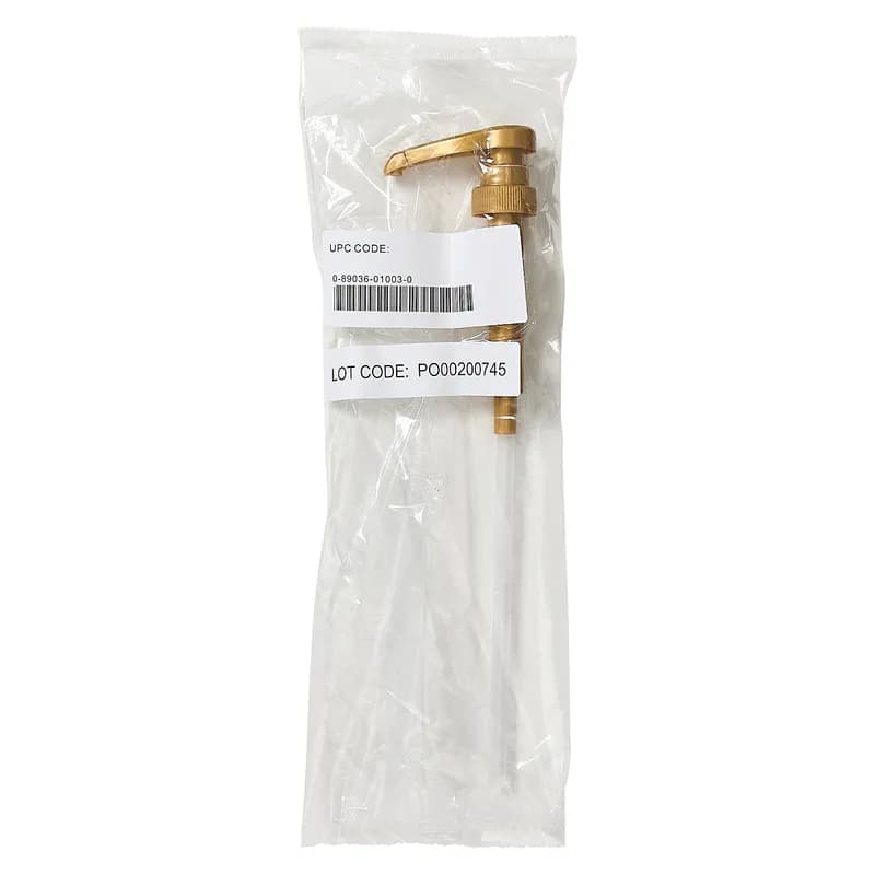 Syrup Espresso Bottle Pump 0.25 OZ Gold 1/Each