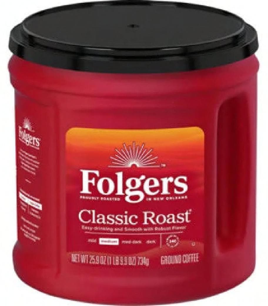 Folgers Ground Coffee 25.9 OZ Medium Roast 6/Pack
