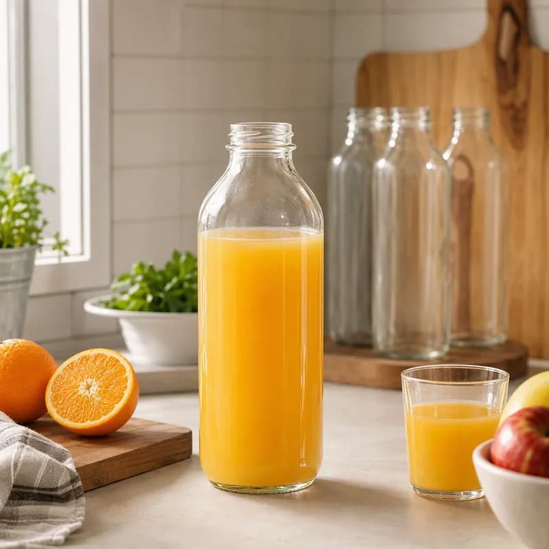 Bottle 32 OZ Glass 24/Case