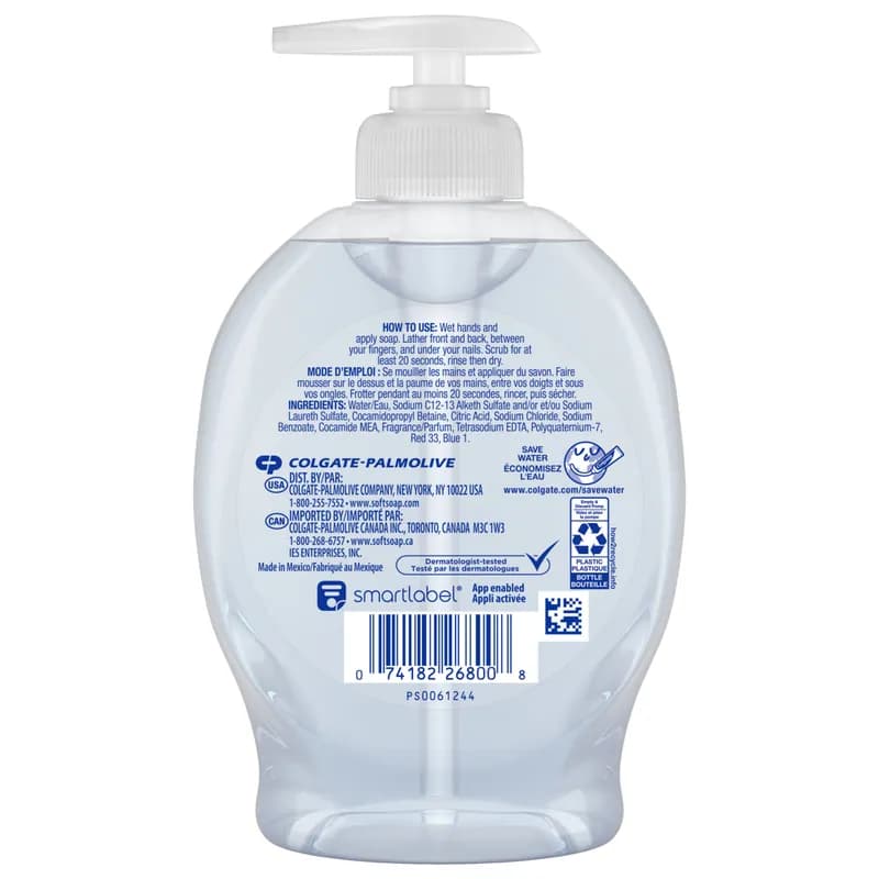 Softsoap Hand Soap Liquid 7.5 FLOZ Fresh Floral Pump 6/Case