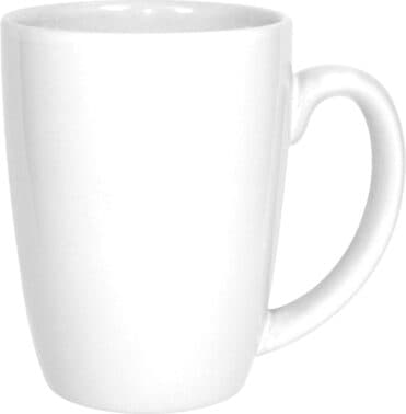 Dover™ Mug 12 FLOZ Porcelain European White Euro 36/Case