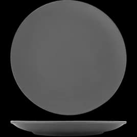 Torino™ Coupe Plate 12 IN Porcelain Matte Gray Round 36/Case